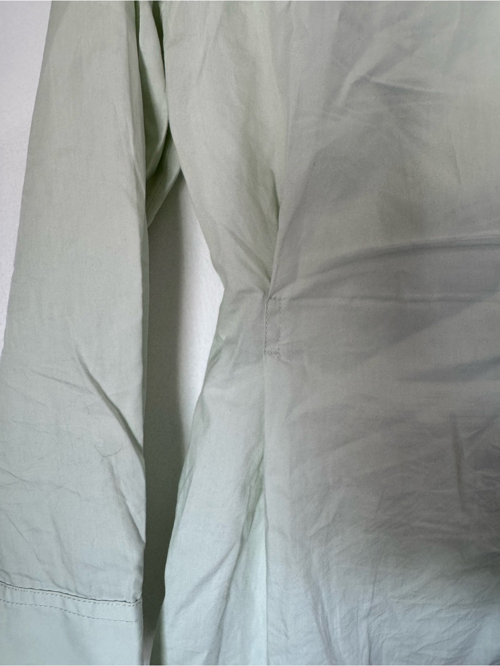 Mango Pale Mint Button-Up Top - Picture 5 of 7